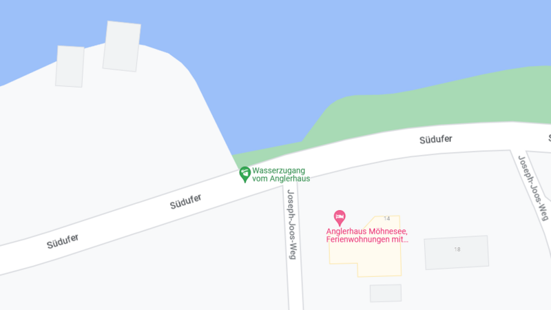 Ferienwohnung Seeblick Möhnesee Anglerhaus Wasserzugang