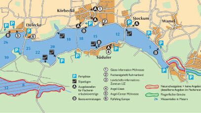 Karte Möhnetalsperre